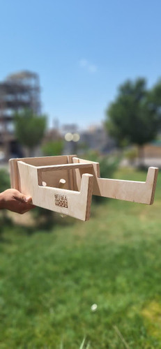 هولدر چوبی سایز بزرگ نگهدارنده دو چرخه